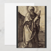 Saint Paul de Apostle Bedankkaart (Voorkant / Achterkant)