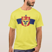 Saint Paul Flag Design Yellow T-Shirt (Voorkant)