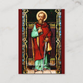 Saint Paul - Gebed Kaart (Flat) Visitekaartje (Voorkant)