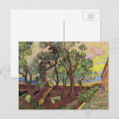 Saint Paul Hospital en Garden van Vincent van Gogh Briefkaart (Voorkant / Achterkant)