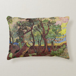 Saint Paul Hospital en Garden van Vincent van Gogh Decoratief Kussen