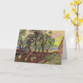 Saint Paul Hospital en Garden van Vincent van Gogh Kaart (Gele Bloem)