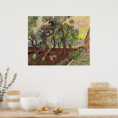 Saint Paul Hospital en Garden van Vincent van Gogh Poster (Keuken)
