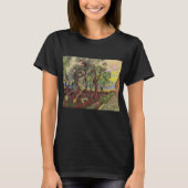 Saint Paul Hospital en Garden van Vincent van Gogh T-shirt (Voorkant)