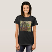 Saint Paul Hospital en Garden van Vincent van Gogh T-shirt (Voorkant volledig)