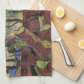 Saint Paul Hospital en Garden van Vincent van Gogh Theedoek (Quarter Fold)