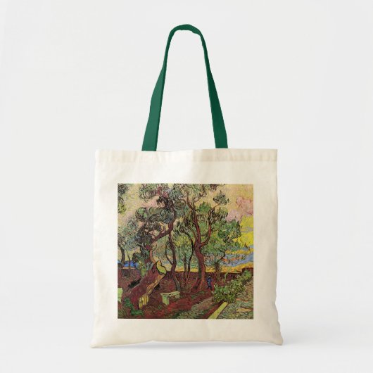 Saint Paul Hospital en Garden van Vincent van Gogh Tote Bag (Voorkant)