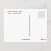 Saint Paul Hotel Saint Paul, MN Briefkaart (Achterkant)