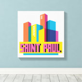 Saint Paul in design Canvas Afdruk (Insitu (Houten vloer))