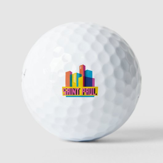 Saint Paul in design Golfballen (Voorkant)