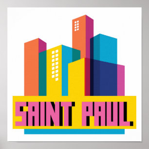 Saint Paul in design Poster
