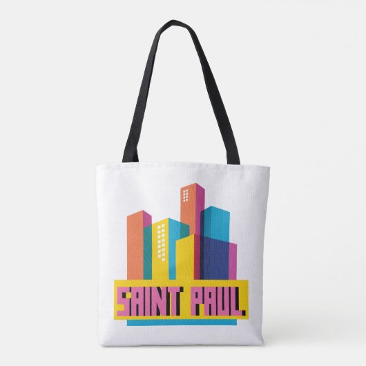 Saint Paul in design Tote Bag (Achterkant)