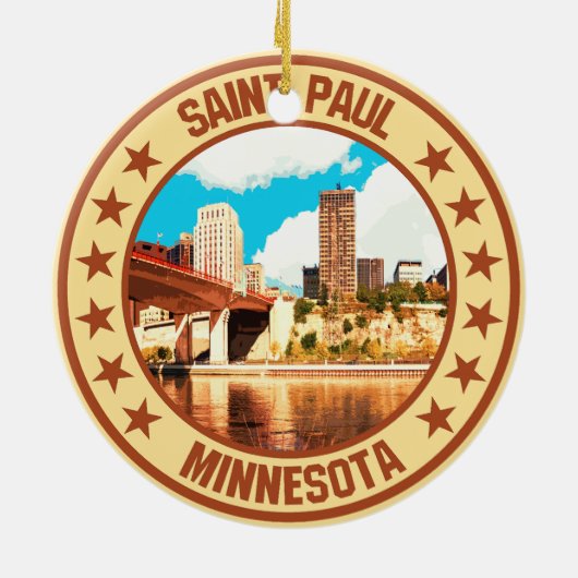 Saint Paul Keramisch Ornament (Achterkant)