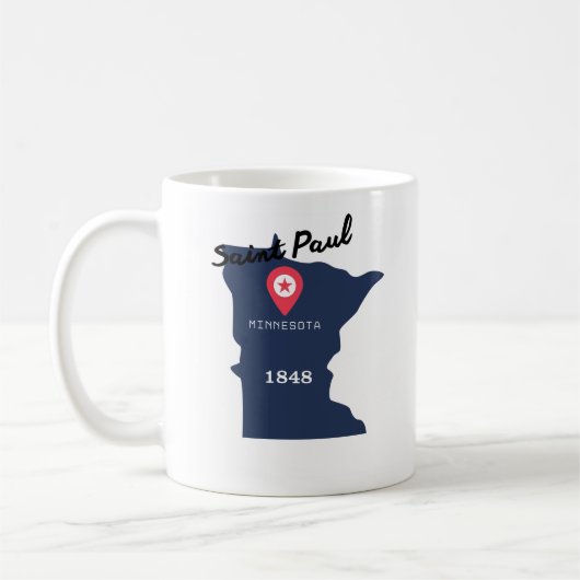 Saint Paul koffiemok (Links)