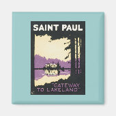  Saint Paul Lakeland MN Magneet (Voorkant)