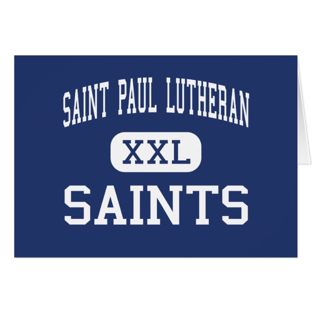 Saint Paul Lutheran - Saints - High - Concordia (Voorkant Horizontaal)