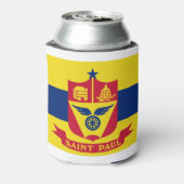 Saint Paul Minnesota Blikjeskoeler (Blikje Achterkant)