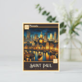 Saint Paul, Minnesota |  Briefkaart (Staand voorkant)