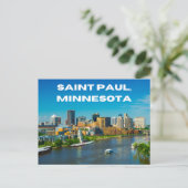 Saint Paul Minnesota Briefkaart Souvenir (Staand voorkant)