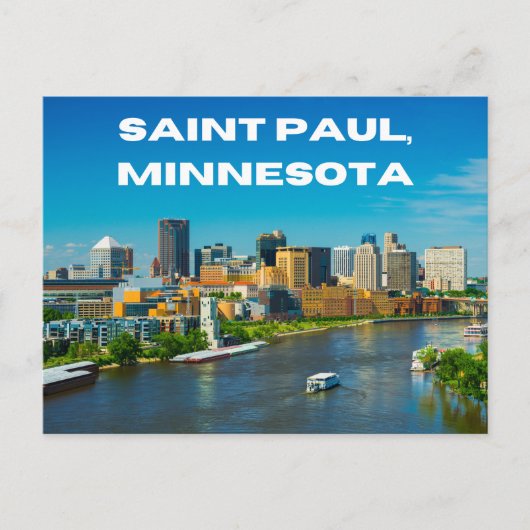Saint Paul Minnesota Briefkaart Souvenir (Voorkant)