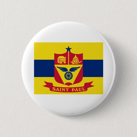 Saint Paul Minnesota Ronde Button 5,7 Cm (Voorkant)