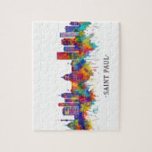 Saint Paul Minnesota Skyline Legpuzzel (Verticaal)