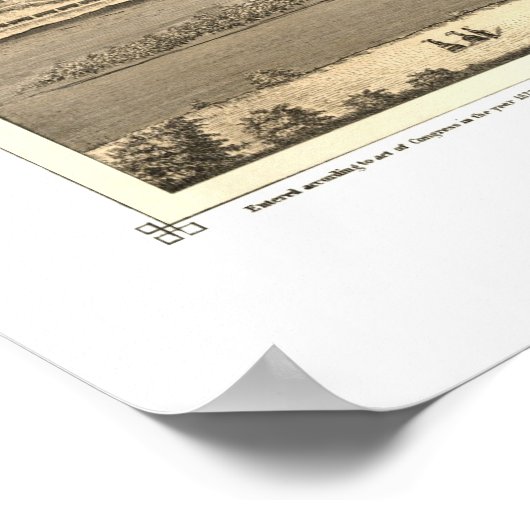 Saint Paul, MN Panoramic Map - 1873 Poster (Hoek)