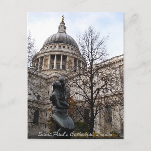 Saint Paul's Cathedral, Londen Briefkaart (Voorkant)