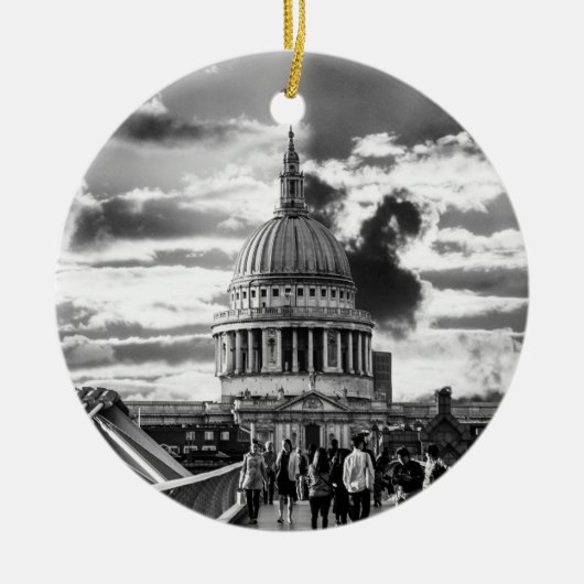 Saint Pauls Cathedral Londen. Keramisch Ornament (Voorkant)