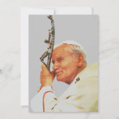 Saint Paus Johannes Paulus II Bedankkaart (Voorkant)