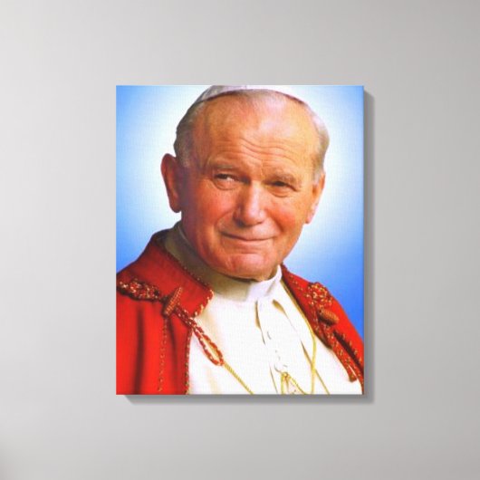 Saint Paus Johannes Paulus II Canvas Afdruk (Voorkant)