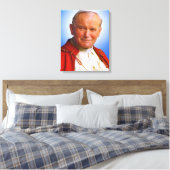 Saint Paus Johannes Paulus II Canvas Afdruk (Insitu (Slaapkamer))