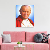 Saint Paus Johannes Paulus II Canvas Afdruk (Insitu (Woonkamer))
