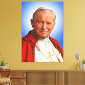 Saint Paus Johannes Paulus II Canvas Afdruk (Insitu (Woonkamer))