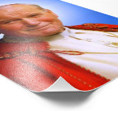 Saint Paus Johannes Paulus II Foto Afdruk (Hoek)