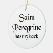 saint peregrine keramisch ornament (Links)
