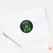 Saint Pet Tricks Hockey Shamrock Helmet St Patrick Ronde Sticker (Envelop)