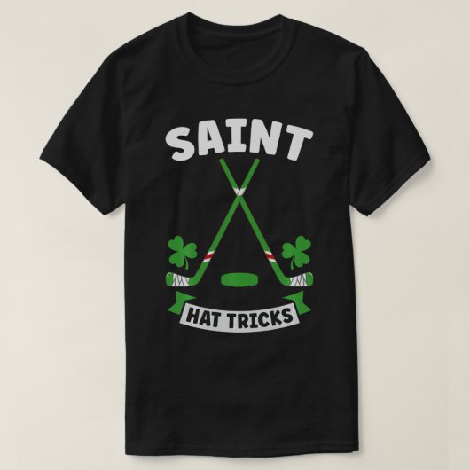 Saint Pet Tricks Hockey St Patricks Day Shamrocks T-shirt (Design voorkant)