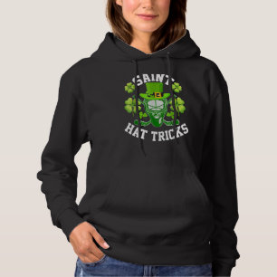Saint Pet Tricks St Patrick's Day Hockey Pet Trick Hoodie