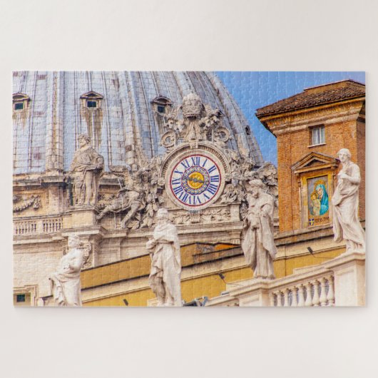Saint Peter Basilica, detail, Rome, Italië Legpuzzel (Horizontaal)