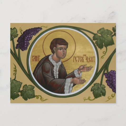 Saint Peter de Aleut Prayer Card Briefkaart (Voorkant)