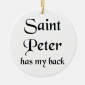 saint peter keramisch ornament (Voorkant)