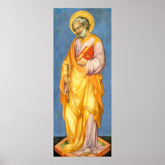 Saint Peter - Michele Giambono Fine Art Poster (Voorkant)
