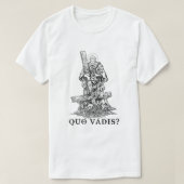 Saint Peter Quo Vadis katholieke Apparel Christeli T-shirt (Design voorkant)