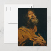 Saint Peter van Antoon van Dyck Briefkaart (Voorkant / Achterkant)