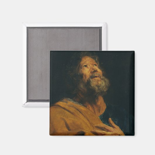Saint Peter van Antoon van Dyck Magneet (Voorkant / Achterkant)