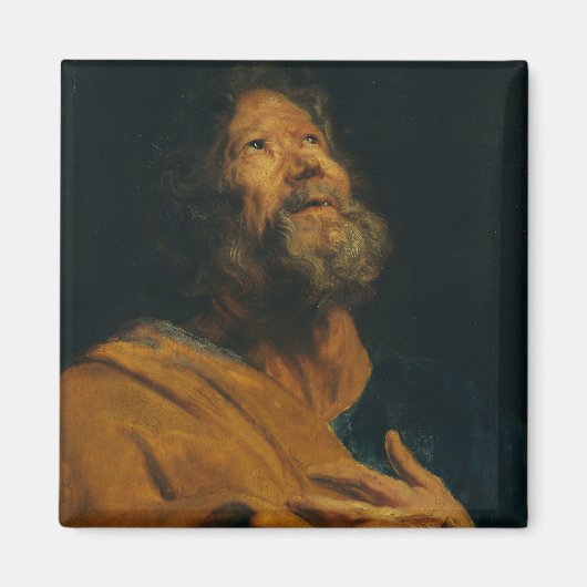 Saint Peter van Antoon van Dyck Magneet (Voorkant)
