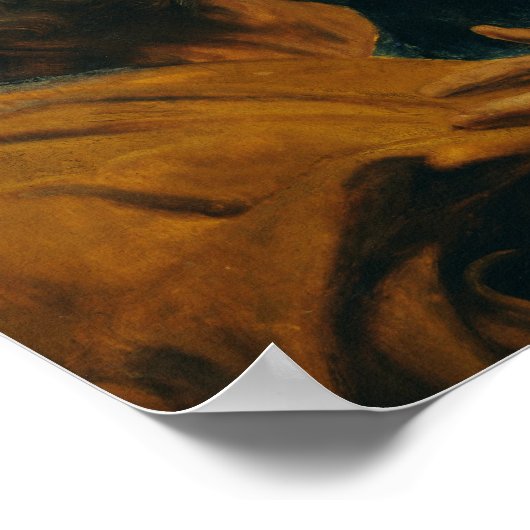 Saint Peter van Antoon van Dyck Poster (Hoek)