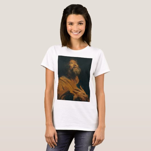 Saint Peter van Antoon van Dyck T-shirt (Voorkant volledig)