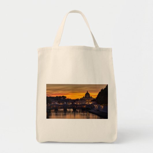 Saint Peters bij zonsondergang Tote Bag (Voorkant)